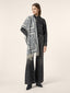 Jackie Palazzo 5 Pocket Jeans in Dark Grey Cotton and Lyocell Denim | Jacob Cohën | Details 3