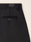 Christina Wide Bermuda Shorts in Black Wool Batavia | Jacob Cohën