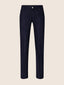 Bard Regular-Slim 5 Pocket Pants in Dark Grey Melange Wool Comfort Flannel | Jacob Cohën