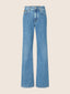 Hailey Relaxed 5 Pocket Jeans in Light Blue Cotton Denim | Jacob Cohën