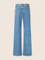 Hailey Relaxed 5 Pocket Jeans in Light Blue Cotton Denim | Jacob Cohën | Details 3