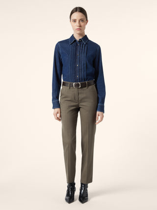 Mary – Pants in Stretch Wool Canvas