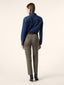 Mary Slim Trousers in Khaki Stretch Wool Canvas | Jacob Cohën | Details 3