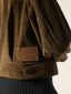 Jacket in Dark Khaki Cotton Corduroy | Jacob Cohën | Details 5