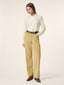 Hailey Relaxed 5 Pocket Pants in Hay Cotton Corduroy | Jacob Cohën | Details 3