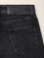 Peggy Wide Cropped 5 Pocket Jeans in Black Recycled Cotton Denim | Jacob Cohën