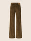 Hailey Relaxed 5 Pocket Pants in Dark Khaki Cotton Corduroy | Jacob Cohën | Details 3