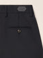 Tracy Wide Pants in Black Stretch Wool Canvas | Jacob Cohën | Details 4