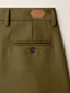 Tracy Wide Pants in Dark Green Wool Batavia | Jacob Cohën