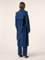 Trench in denim di cotone blu scuro lavaggio rinse | Jacob Cohën | Details 3