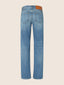 Claire Straight 5 Pocket Jeans in Medium Blue Recycled Cotton Comfort Denim | Jacob Cohën | Details 3