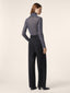 Pull à col roulé en mélange mohair et soie gris foncé | Jacob Cohën | Details 3