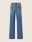 Grace Wide 5 Pocket Jeans in Light Blue Cotton Denim | Jacob Cohën | Details 3