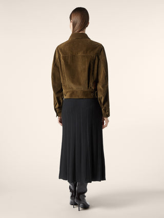 Shaved Wool Ribbed Dress