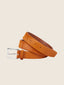 Rust brown calf-hair belt | Jacob Cohën