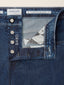 Bard Regular-Slim 5 Pocket Jeans in Dark Blue Comfort Denim with Rinse Wash | Jacob Cohën | Details 4