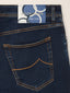 Nick Slim 5 Pocket Jeans in Dark Blue Power Stretch Denim | Jacob Cohën