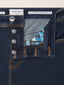 Nick Slim 5 Pocket Jeans in Dark Blue Power Stretch Denim | Jacob Cohën | Details 4