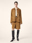 Midi Skirt in Caramel Suede | Jacob Cohën