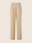 Tracy Wide Pants in Blush Beige Wool Batavia | Jacob Cohën