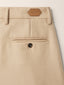 Tracy Wide Pants in Blush Beige Wool Batavia | Jacob Cohën | Details 4