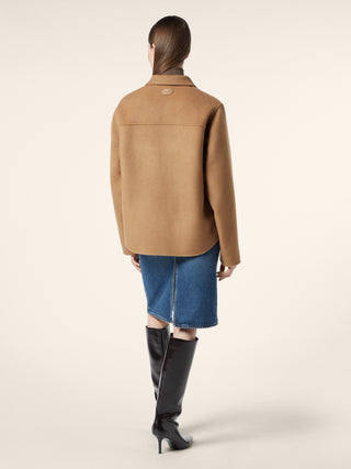 Recycled Cotton Denim Midi Skirt