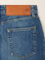 Midi Skirt in Dark Blue Recycled Cotton Denim | Jacob Cohën | Details 4