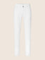 Bard Regular-Slim 5 Pocket Pants in White Stretch Corduroy | Jacob Cohën