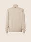 Long-sleeve Turtleneck Knit Sweater in Almond Cashmere | Jacob Cohën