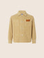 Beige terry-stitched corduroy overshirt | Jacob Cohën