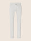 Bard Fast Regular-Slim 5 Pocket Pants in White Modal and Lyocell Stretch Twill | Jacob Cohën