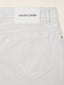 Bard Fast Regular-Slim 5 Pocket Pants in White Modal and Lyocell Stretch Twill | Jacob Cohën | Details 4