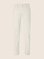 Bard Regular-Slim 5 Pocket Pants in White Cotton Stretch Satin | Jacob Cohën