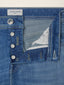 Jeans 5 tasche Bard regular-slim in denim super stretch blu chiaro | Jacob Cohën | Details 3
