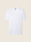 White Cotton Jersey Crewneck T-shirt with Embroidery | Jacob Cohën
