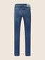 Bard Regular-Slim 5 Pocket Jeans in Medium Blue Super Stretch Denim | Jacob Cohën | Details 3