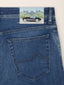 Bard Regular-Slim 5 Pocket Jeans in Medium Blue Super Stretch Denim | Jacob Cohën