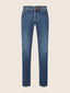 Bard Regular-Slim 5 Pocket Jeans in Medium Blue Super Stretch Denim | Jacob Cohën