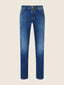Bard Regular-Slim 5 Pocket Jeans in Medium Blue Stonwashed Super Stretch Denim | Jacob Cohën