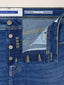 Bard Regular-Slim 5 Pocket Jeans in Medium Blue Stonwashed Super Stretch Denim | Jacob Cohën