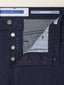 Bard Regular-Slim 5 Pocket Jeans in Dark Blue Super Stretch Denim with Rinse Wash | Jacob Cohën | Details 4