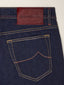 Bard Regular-Slim 5 Pocket Jeans in Dark Blue Super Stretch Denim | Jacob Cohën