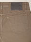 Bard Regular-Slim 5 Pocket Pants in Khaki Cotton Stretch Gabardine | Jacob Cohën
