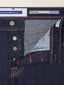 Bard Regular-Slim 5 Pocket Jeans in Dark Blue Super Stretch Denim | Jacob Cohën | Details 4