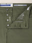 Bard Regular-Slim 5 Pocket Pants in Green Cotton Stretch Gabardine | Jacob Cohën | Details 4