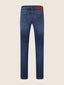 Bard Regular-Slim 5 Pocket Jeans in Medium Blue Super Stretch Denim | Jacob Cohën | Details 3