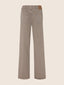 Grace Wide 5 Pocket Pants in Cappuccino Cotton Bull Fabric | Jacob Cohën | Details 3