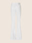 Pantalone 5 tasche Victoria flare in bull stretch di cotone bianco ottico | Jacob Cohën | Details 3