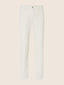 Bobby Slim Chino Pants in White Stretch Satin | Jacob Cohën