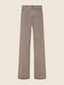 Grace Wide 5 Pocket Pants in Cappuccino Cotton Bull Fabric | Jacob Cohën